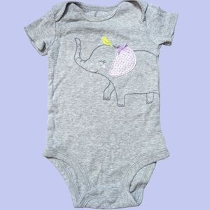 Carter's Gray Elephant One Piece